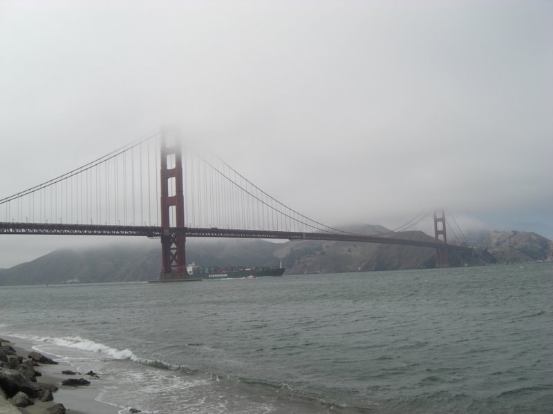 Erster Blick auf die Golden Gate!