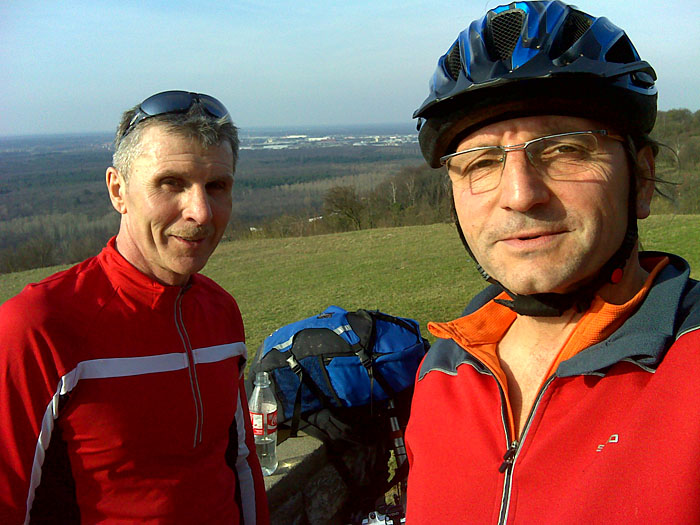 Klaus und Carlo auf dem "Mount Maikel"