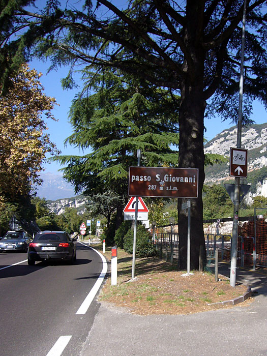 Am Passo San Giovanni, hoch isser ja ned ;-)