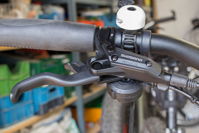 Shimano Deore M447: Bremsgriff rechts f&uuml;r die Vorderradbremse