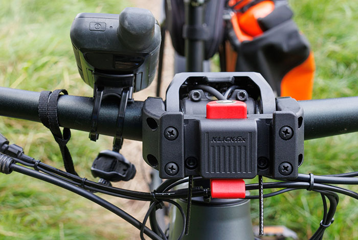 Gut verpackt kam das Rad an Blick von vorne