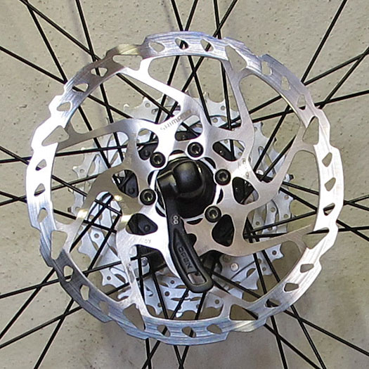 180 mm Bremsscheibe hinten