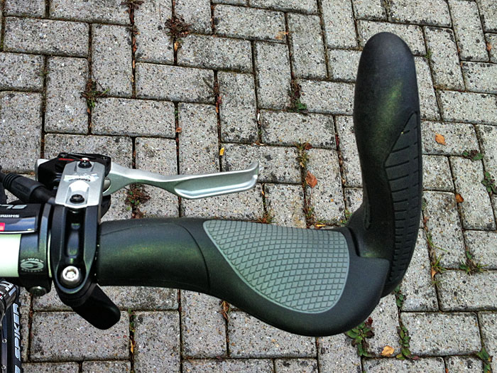 Die Radon Schraubgriffe mussten den Ergon-Griffe mit Hörnchen weichen