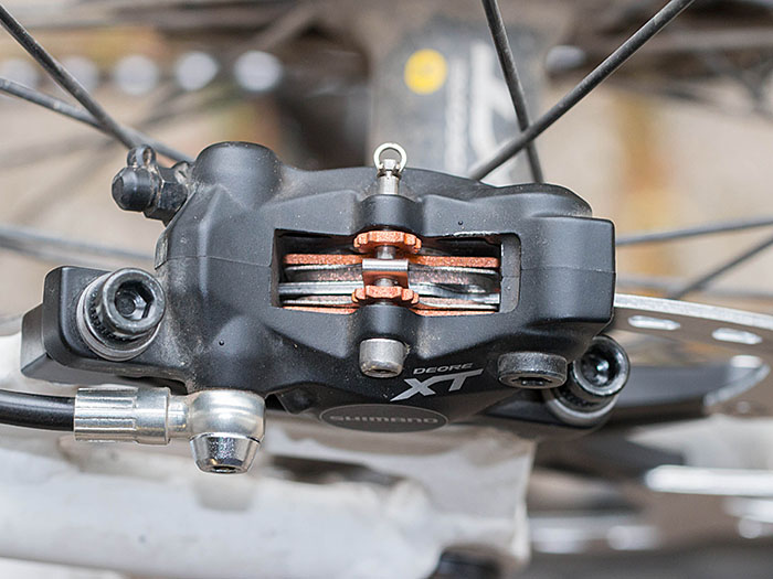 Bremssattel montiert