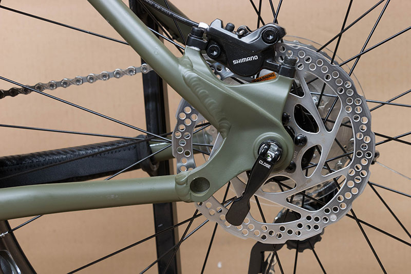 Original Bremse hinten mit 160 mm Scheibe