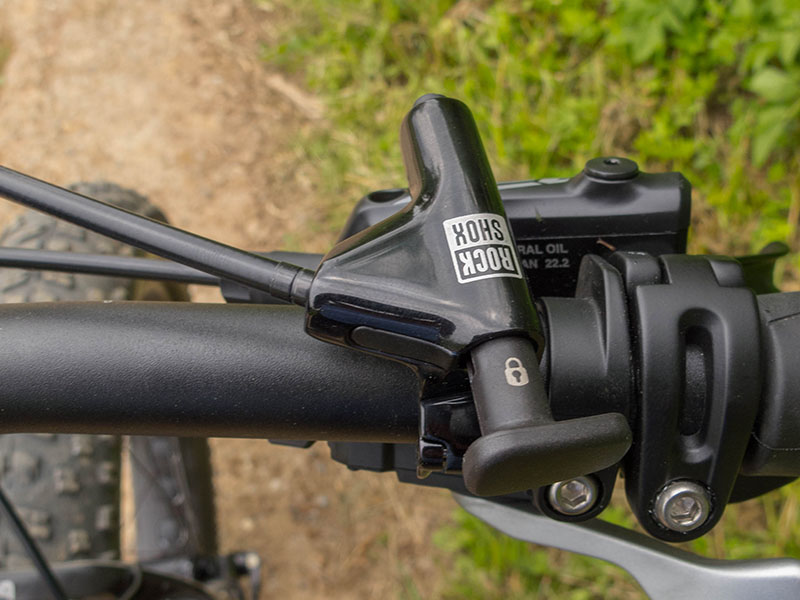 PushLoc Bedienhebel am Lenker ...