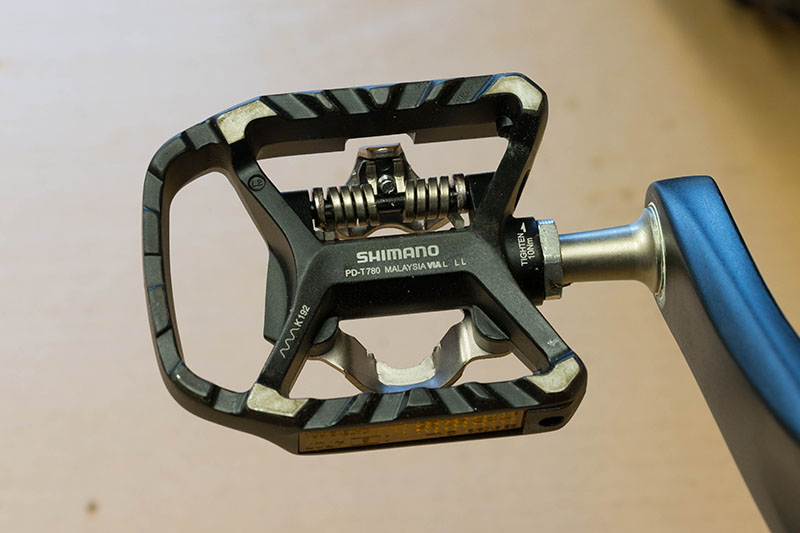 Pedale: Shimano XT PD-T780, Seite ohne Klickies