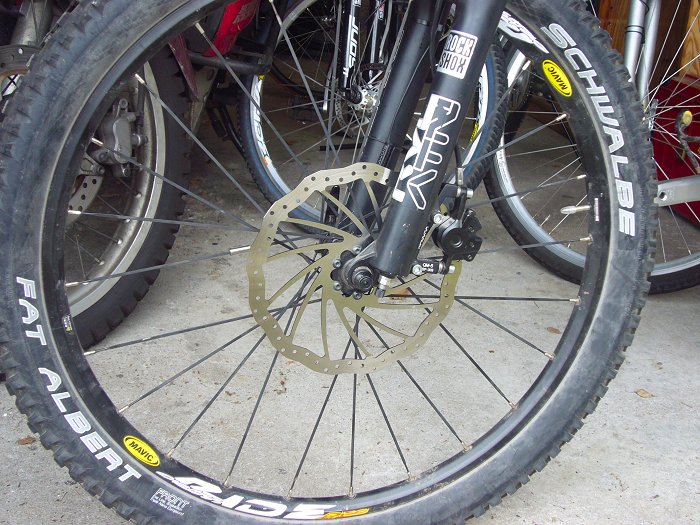 Bremsscheibe mit 203 mm Durchmesser