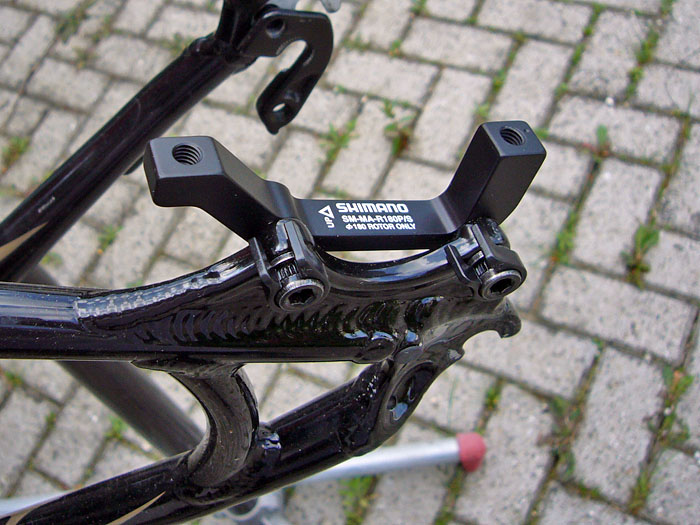 Shimano Adapter hinten: SM-MA-R180P/S f&uuml;r 180 mm Bremsscheibe