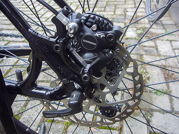 Shimano Bremse hinten: BR-M785 Ice-Tec, 180 mm