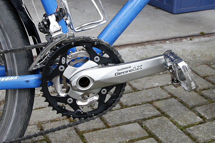 Kurbelgarnitur: Shimano LX FC-M 583 Hollowtech II