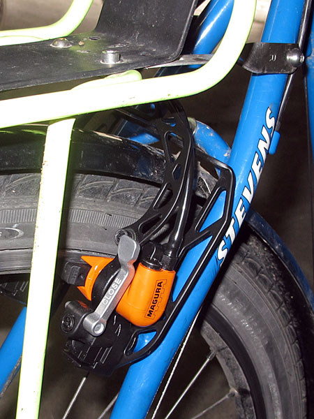 Magura HS33 am Hinterrad