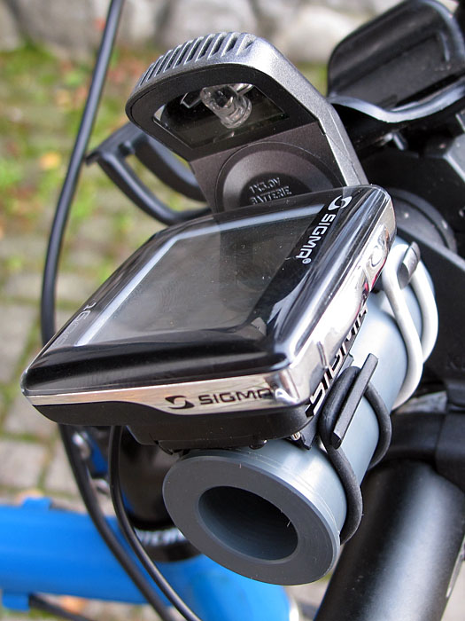 Beleuchtung des Fahrradtachos