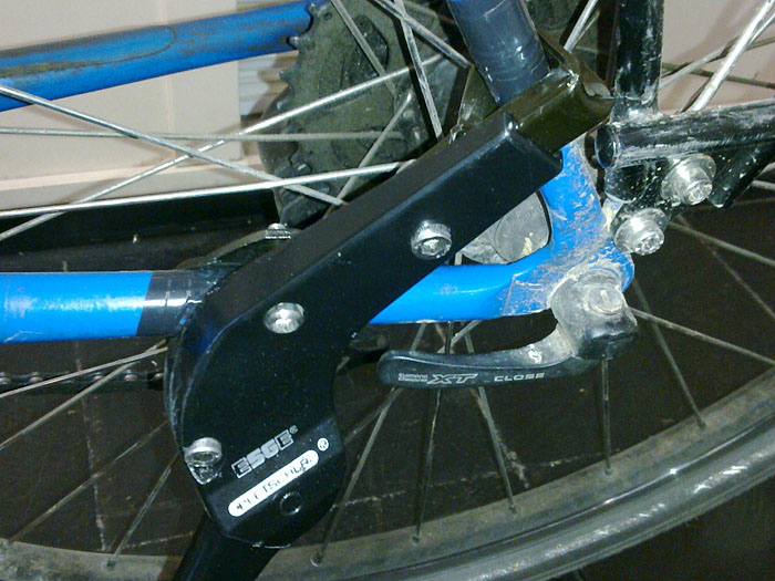 Die Halterung sieht stabil aus