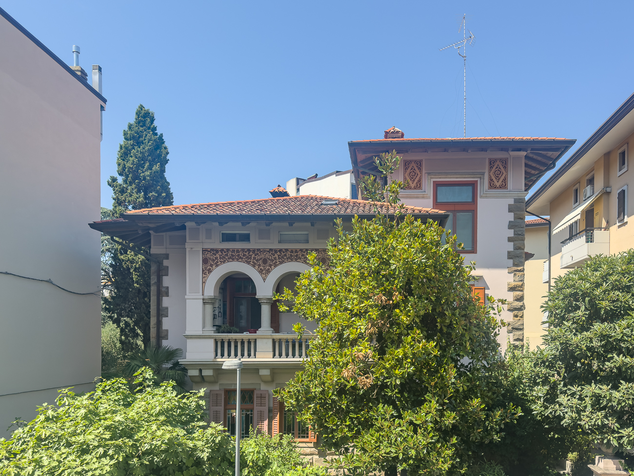 Ausblick vom Balkon