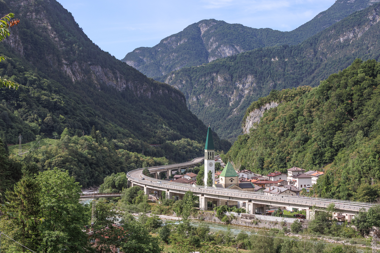 Das kleine Dorf Dogna in der italienischen Region Friaul-Julisch Venetien