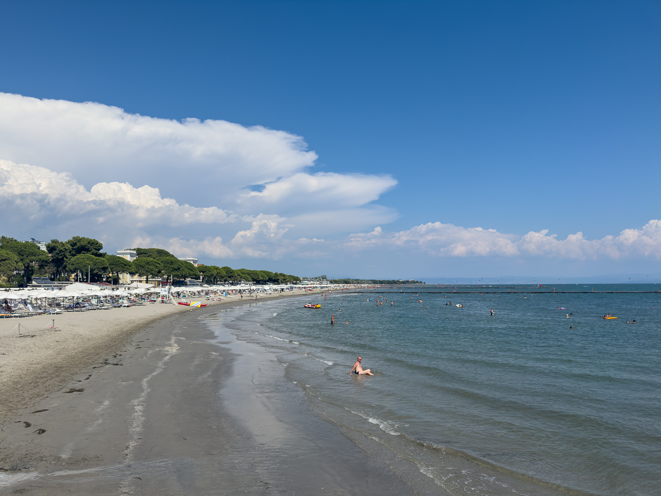 Einer der Strände von Grado
