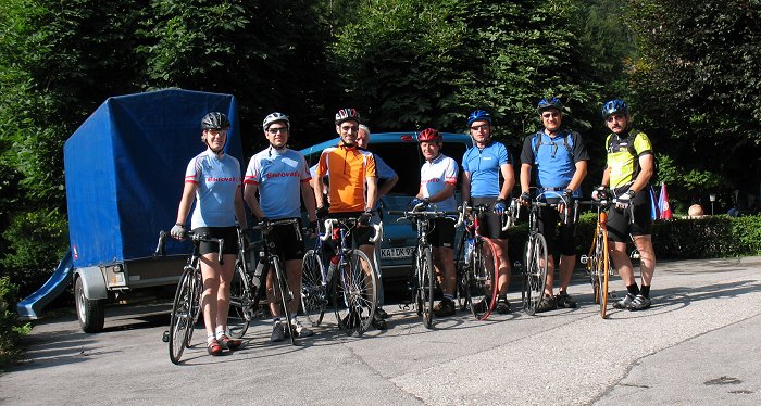 Die Truppe vor dem Start