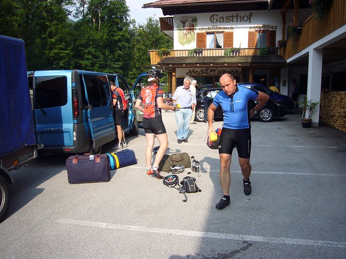 Das Gep&auml;ck wird verladen