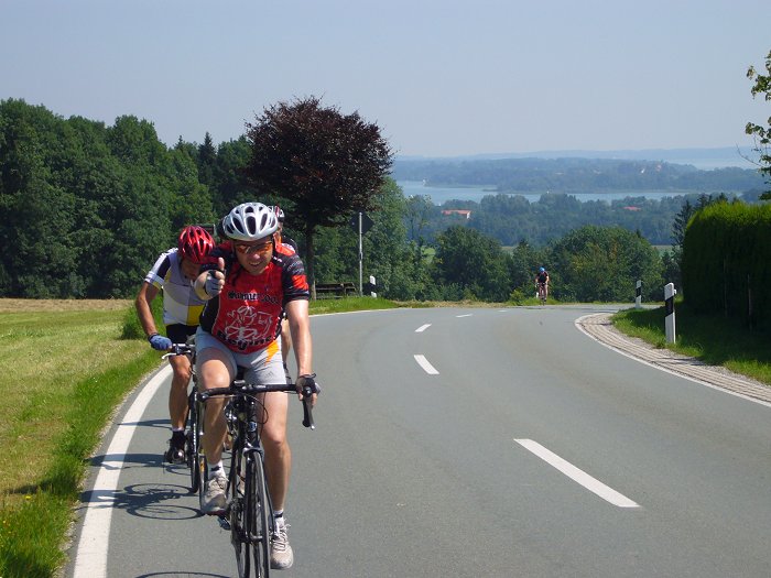 Die erste Steigung ist geschafft