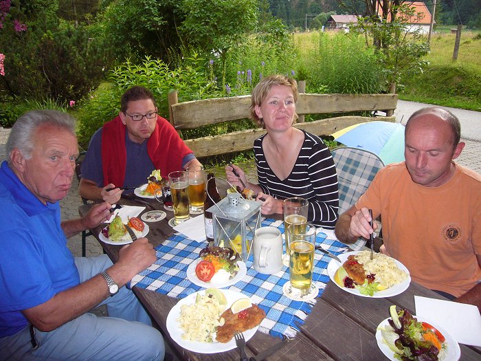 Und schon wieder beim Essen