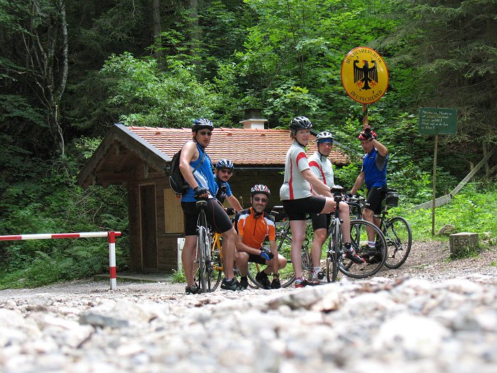 Grenz&uuml;bertritt von &Ouml;sterreich nach Deutschland