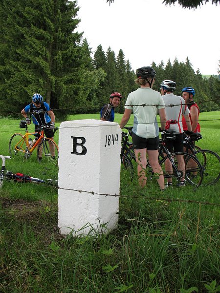 An der &Ouml;sterreichisch-Deutschen Grenze