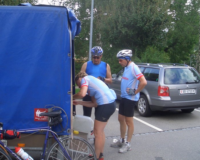 Nach ca. 300 H&ouml;henmetern die erste Pause