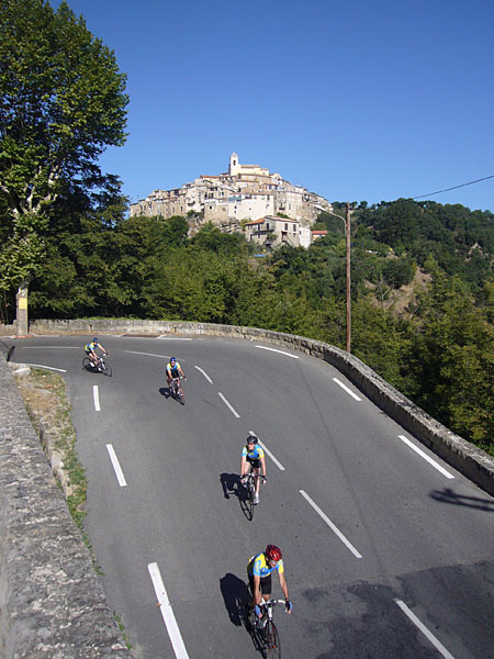 Abfahrt von Berre les Alpes