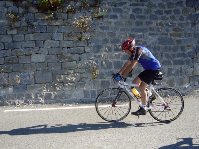 Gestern, beim Runterfahren, lief es leichter ;-)