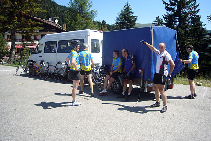 Ziel erreicht, der Col de Turini