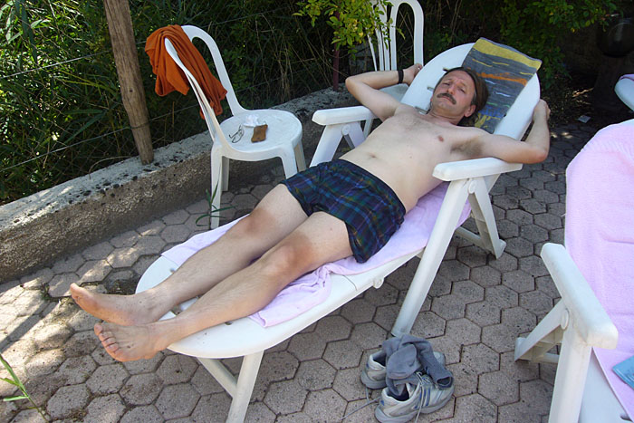 Pause f&uuml;r die Beine und den Rest