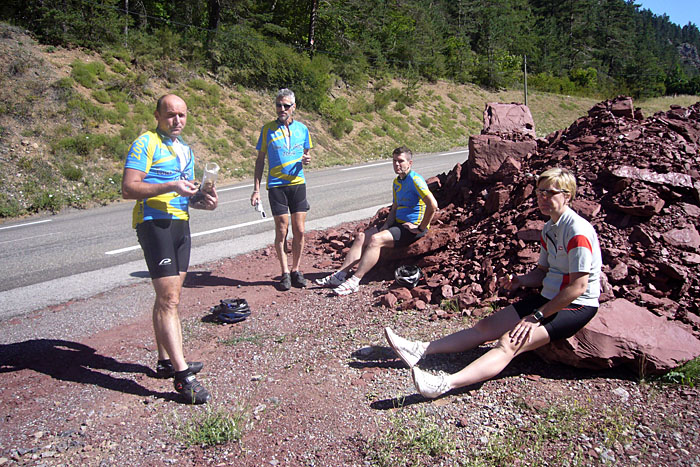Rast kurz vor der Passh&ouml;he