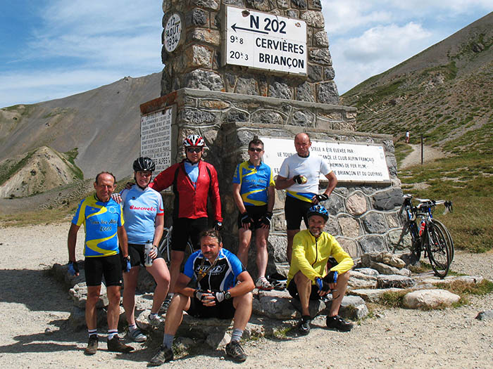 Gruppenfoto am Izoard