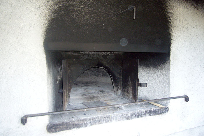 Der Ofen ist leer ...