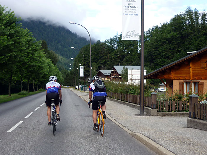 Einrollen vor der ersten Steigung