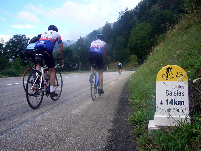 Aufstieg zum Col des Saisies