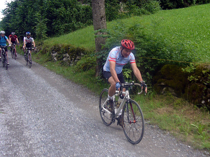 Schotter bekamen wir auch noch unter die R&auml;der