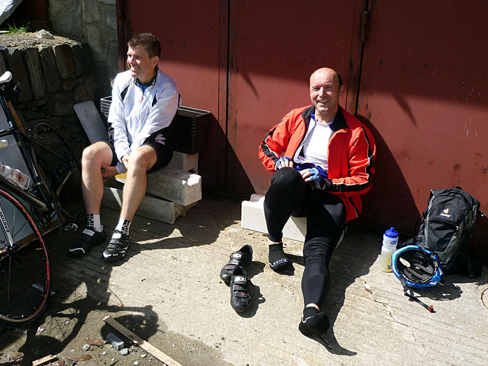 Joachim und Reinhard an der Passh&ouml;he