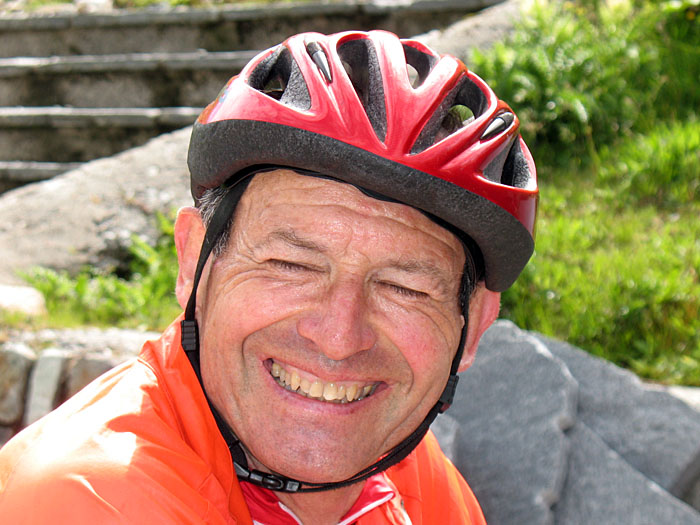 Geschafft, im Sinne von angekommen