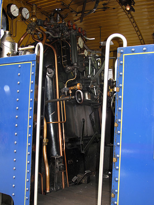 Noch ein schneller Blick in den F&uuml;hrerstand