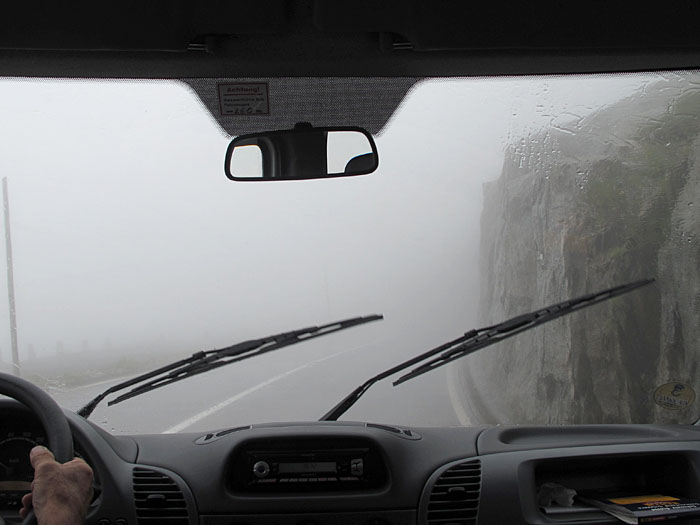 Das Wetter ist mittlerweile mehr als bescheiden :-(