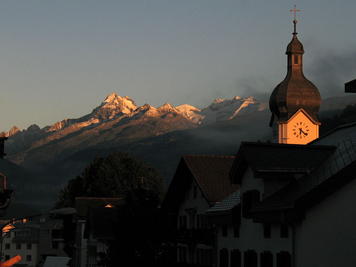 Der obligatorische Blick aus dem Fenster ...