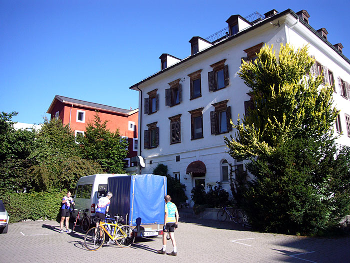 Fertigmachen zur Abfahrt