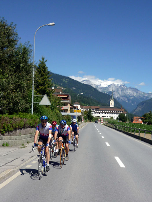 Auf dem Weg zur Via Mala