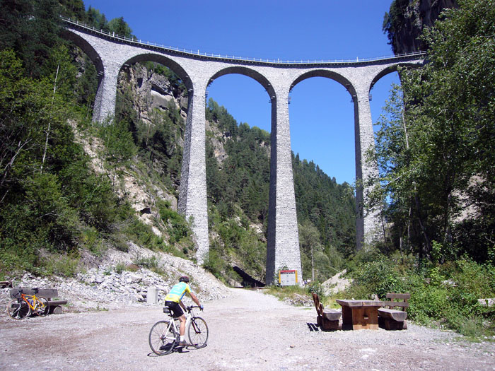 Das bekannte Landwasser Viadukt