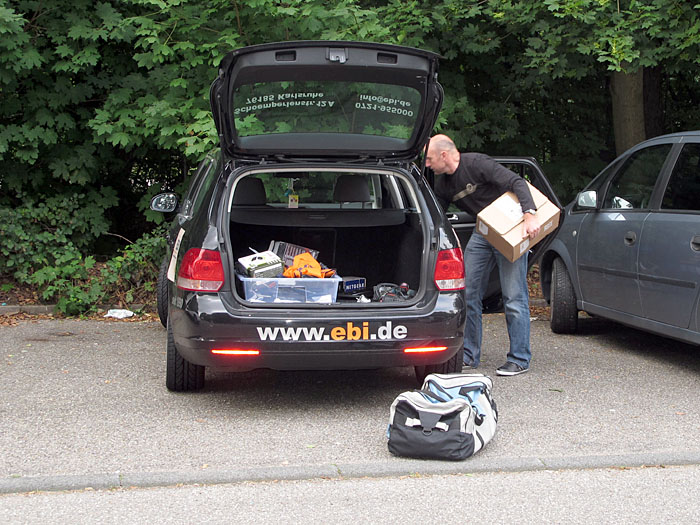 Das Gep&auml;ck wird angeliefert