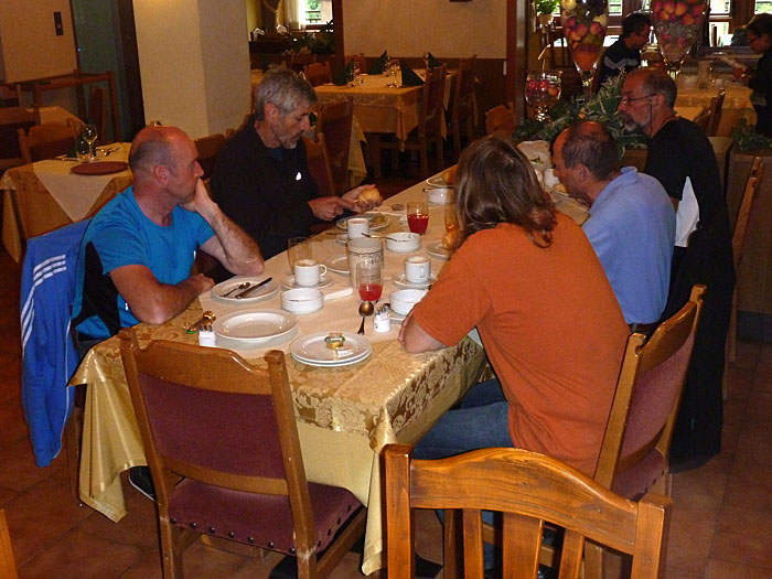 Die Teller leeren sich