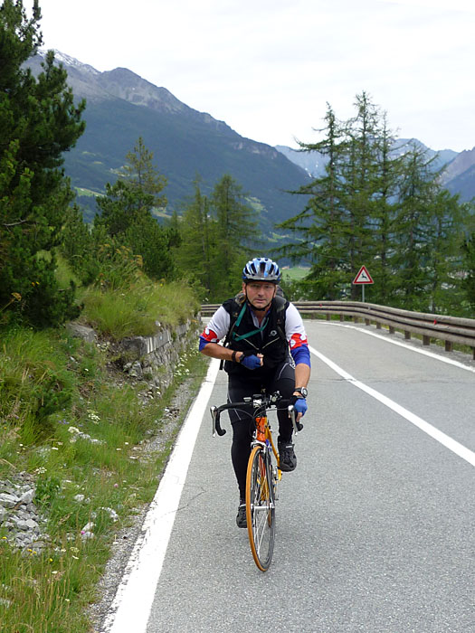 Und schon sind wir am Anstieg