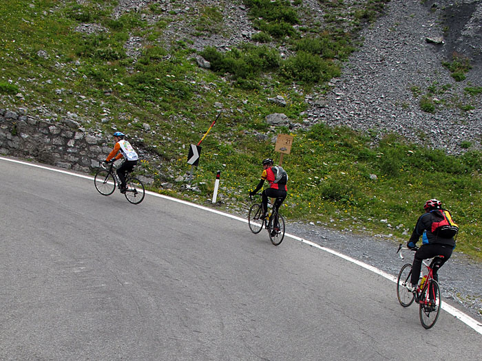 Knie raus und um die Kurve